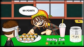 Papa's Sushiria - Game Preview (first day tutorial)
